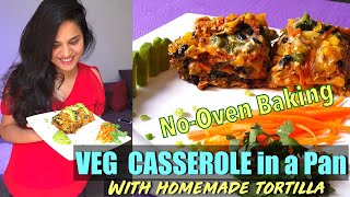 Vegan Casserole with Roasted Veggies || NO-OVEN BAKING || One-Stop Vegetarian