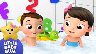 Max and Mia's Bubble Bath Time 🎶 Multi Language Nursery Rhymes and Kids Songs | Little Baby Bum