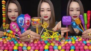 Soft candy and sweet treats 😍 Asmr relaxing mukbang #asmr #mukbang #candy #eating