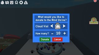 Donating Cloud Vials until I get Windy Bee | Part 5 | 10 Cloud Vials