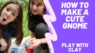 How to make a cute gnome with clay