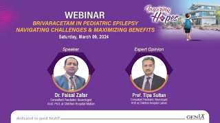 Webinar on Paediatric Epilepsy | Prof. Tipu Sultan & Dr. Faisal Zafar