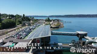 Drone video: Washington State Ferries Overview