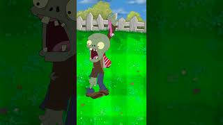 The unexpected zombie ! - plant vs zombies animation  #pvz #funny