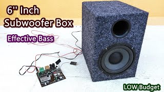 6''inch 60w Subwoofer Box | Low Budget Subwoofer  | Smooth Bass | POWER_GEN