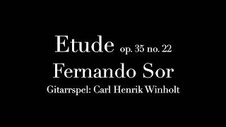 Etude op 35 no 22. Fernando Sor