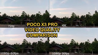 Video Quality Comparison | 720p vs. 1080p vs. 4K | POCO X3 PRO