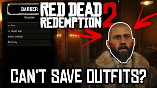 RDR2 Online - Can't Save Outfits? Tutorial (It's Probably Because You're Bald)