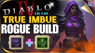 Diablo 4 Rogue TRUE IMBUE Leveling Build (1-60) - Season 4