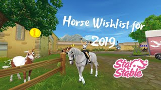 My Horse Wishlist for 2019 🐴 | StarStable Online