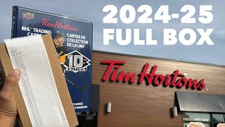 2024-25 Tim Hortons Hockey Cards FULL BOX BREAK LIVE