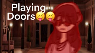 Playing DOORS😭-but single -player😨🤞-⭐️shiro⭐️