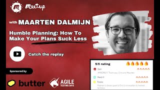 Humble Planning: How To Make Your Plans Suck Less with Maarten Dalmijn