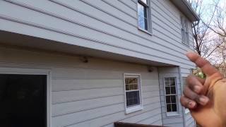 Original Painted Aluminium Siding House Power Wash Columbia Maryland Griffs Services