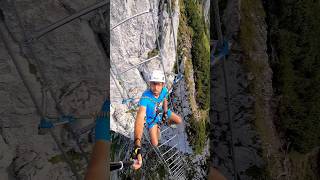 Crazy place in the Alps 🇦🇹 #shortvideo#shorts#viaferrata#nature#amazing#alps#austria#short#top#best