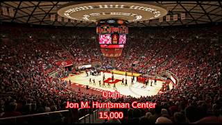 PAC 12 Basketball Arenas. WHICH IS THE BIGGEST?????