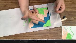 Scratch Art with Oil Pastels