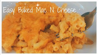 Easy Baked Mac n Cheese