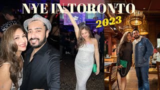 WHAT WE DID ON NEW YEAR'S EVE IN TORONTO | ALMOST MISSED THE BALL DROP | NEW YEAR'S VLOG 2023