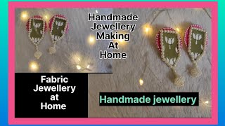 Earring making at home / Diy jewellery making at home / Handmade jewellery / Diy navratri jewelry