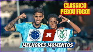 CHINELA CANTOU NO FIM! Cruzeiro x América-MG | Gols do JOGO | Mineiro Sub-20 2024 | Semifinal Volta