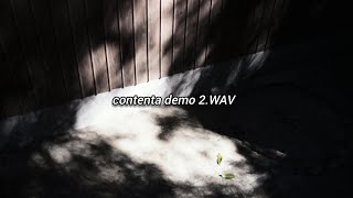 contenta demo 2.WAV (Letra)