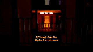 Magic Fake Fire Illusion for Halloween Tutorial 😮🔥