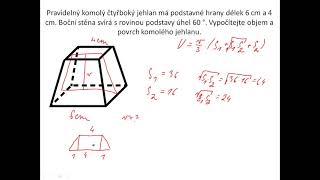 Objemy a povrchy těles III. (3.A)