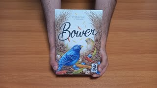 Unboxing di Bower - gioco da tavolo