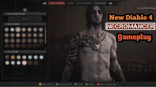 New Diablo 4 Necromancer Gameplay || Playing The Necromancer in Diablo 4 For The First Time ||