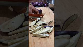 Fruit Ninja of BRINJAL | Amazing Fruits Cutting Skills| Indian Street Food in 2023 #shorts #food