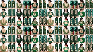 💚💃green colour blouse designs 2024/green blouse design/blouse designs new model/blouse design#baju