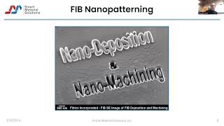 2024 Nanopatterning with a Focused Ion Beam (FIB)