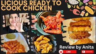 Review of Licious ready to cook chickens| Licious product unboxing| #bbqchicken #crispychicken #food