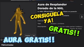 AURA GRATIS ROBLOX | CONSIGUE AURA de RESPLANDOR DORADA de la NHL GRATIS | EVENTO NHL BLAST