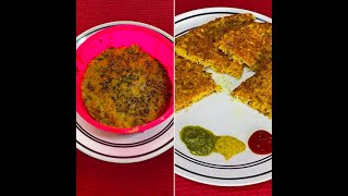 Quick Handvo of Sprouts and Oats | Savoury Cake Tastes Like Handvo | Made in frying pan or Air Fryer