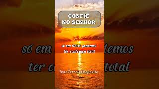 CONFIE NO SENHOR! #reflexão #ivanferreira  #confianosenhor #reflexaodevida