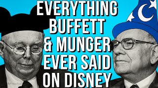 Everything Warren Buffett & Charlie Munger Ever said on Disney & ESPN including when Warren met Walt