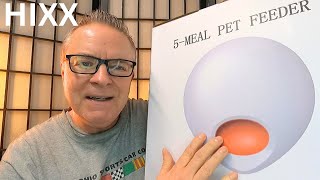 HIXX Automatic Cat Feeder Great for Cats on Special Diets  UNBOXING & REVIEW