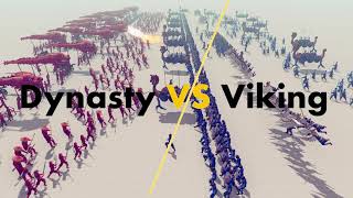 TABS Dynasty VS Viking HUGE Battle