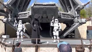 Kylo Ren Show Galaxy’s Edge at Disney World