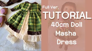 Easy to Sew Doll Clothes / Masha Dress / Step by step