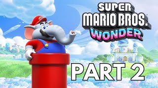 Super Mario Bros. Wonder Walkthrough No Commentary Part 2 (Switch)