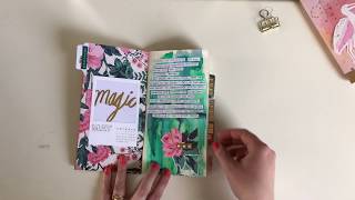 2018 Goals & Word Traveler's Notebook // May and June