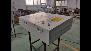 Portable HQ4040 CO2 Laser engraving cutting machie w/table size 400*400mm