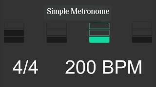 Metronome - 200 BPM