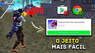 ATUALIZADO 2022!! Como Baixar Free Fire Sem Play Store (Passo a Passo) Jogue Agora