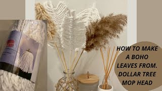 DOLLAR TREE DIY MOP HEAD #dollartree #diy #diymophead #mophead