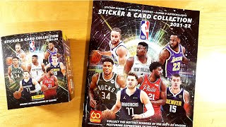 2021-22 Panini NBA Stickers Collection Box Break and Album Review