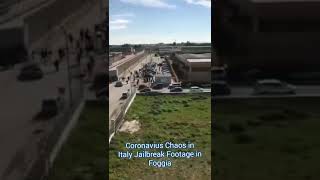 Coronavius Chaos in Italy Jailbreak Footage in Foggia